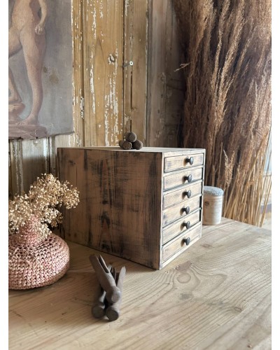 Ancienne petite layette de bijoutier