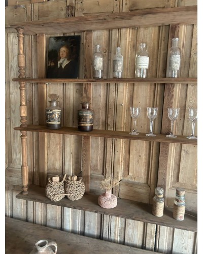 Ancien verrier de café en bois