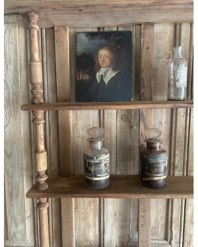 Ancien verrier de café en bois