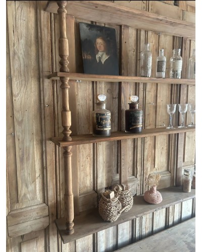 Ancien verrier de café en bois