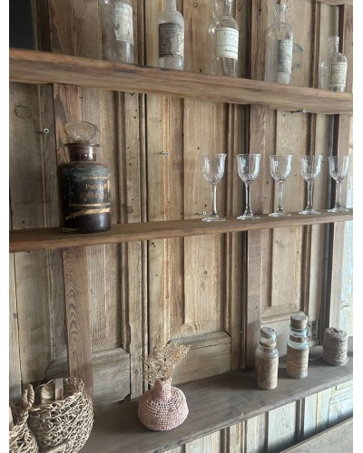 Ancien verrier de café en bois