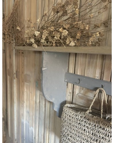 Grande étagère patère, porte manteaux en bois