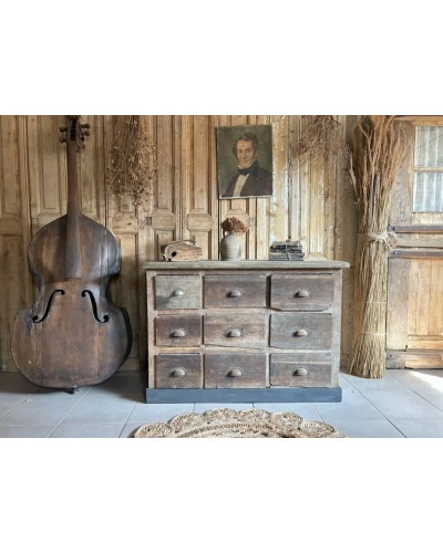 Ancien meuble de métier, commode