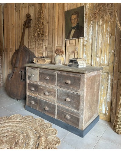 Ancien meuble de métier, commode