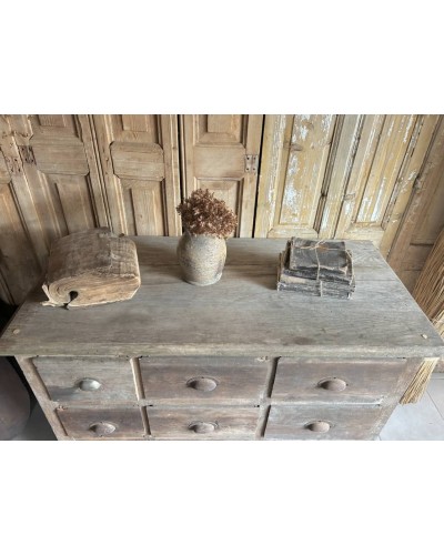 Ancien meuble de métier, commode