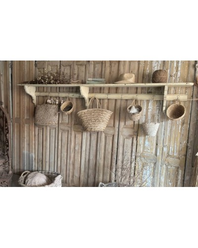 Ancienne étagère patère XXL