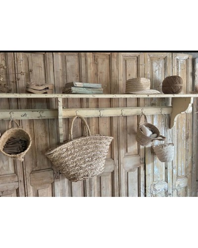 Ancienne étagère patère XXL