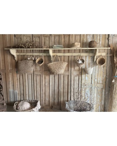Ancienne étagère patère XXL