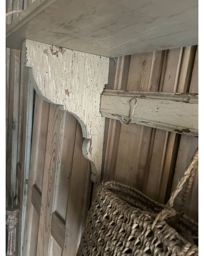 Ancienne étagère patère XXL