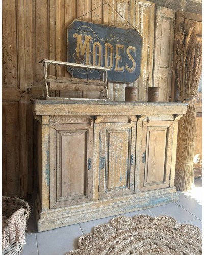 Ancien comptoir belle patine