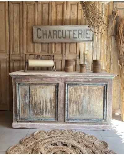 Ancien comptoir de commerce - patine d'époque