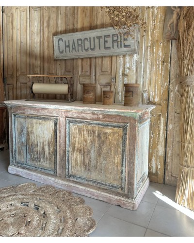 Ancien comptoir de commerce - patine d'époque