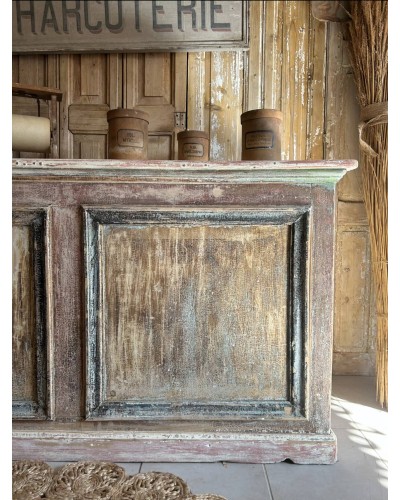Ancien comptoir de commerce - patine d'époque
