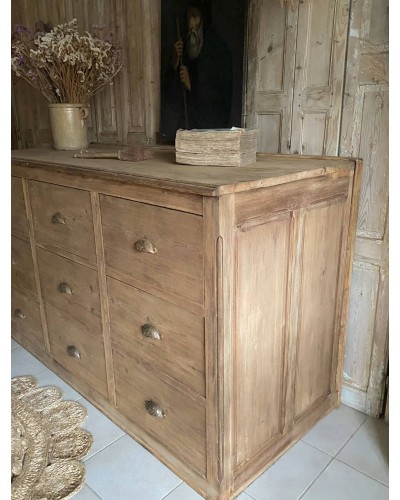 Majestueux meuble de métier ancien