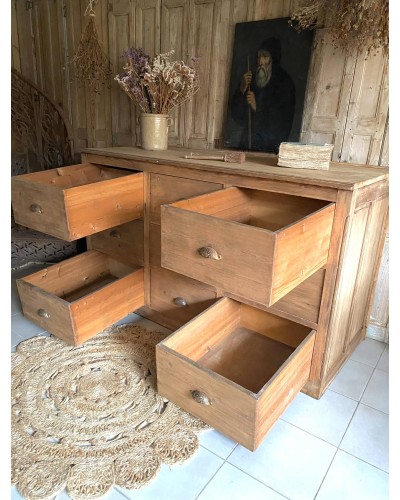 Majestueux meuble de métier ancien