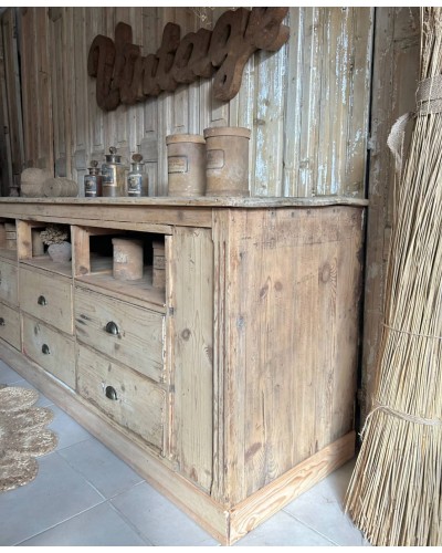 Majestueux meuble de métier ancien