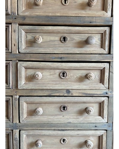Superbe meuble d'atelier ancien à tiroirs - Authentique et fonctionnel