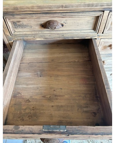 Superbe meuble d'atelier ancien à tiroirs - Authentique et fonctionnel