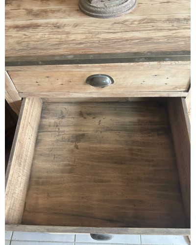 Sublime ancien comptoir de mercerie