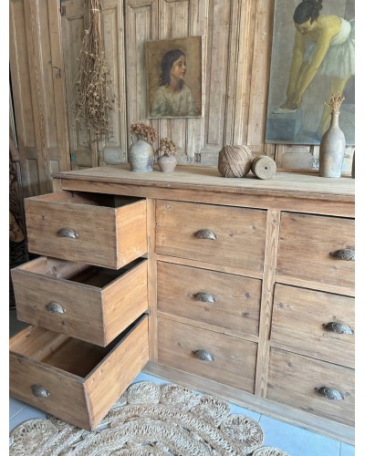 Meuble de métier ancien - comptoir
