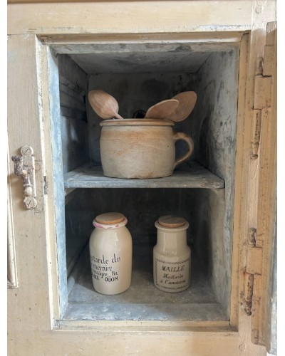 Ancien meuble glacière en bois