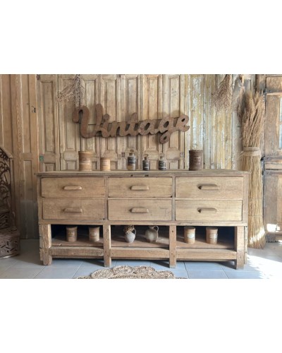 Majestueux meuble d'atelier - comptoir