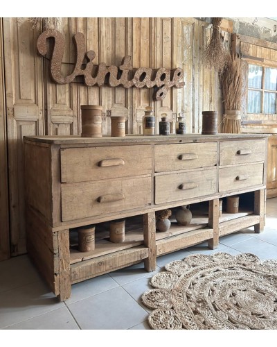 Majestueux meuble d'atelier - comptoir