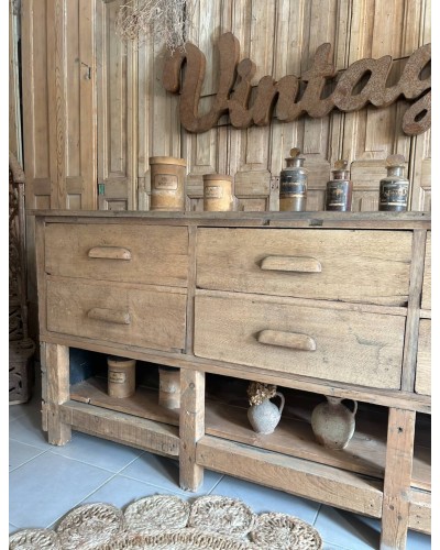 Majestueux meuble d'atelier - comptoir