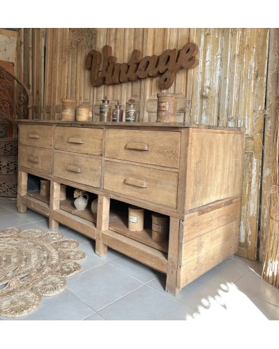 Majestueux meuble d'atelier - comptoir