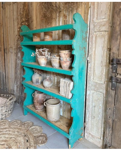 Ancienne étagère d'épicerie