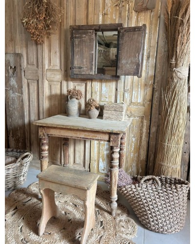Ancienne Petite table de ferme