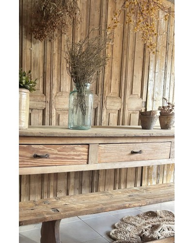 Ancienne table de réfectoire - 3 mètres de caractère