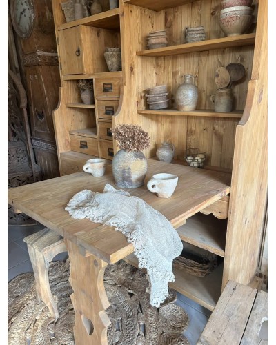 Superbe meuble scandinave avec table de berger rétractable