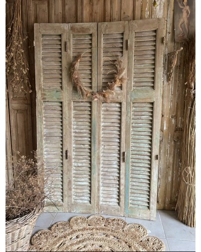 Paire de volets anciens de château