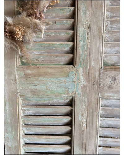 Paire de volets anciens de château