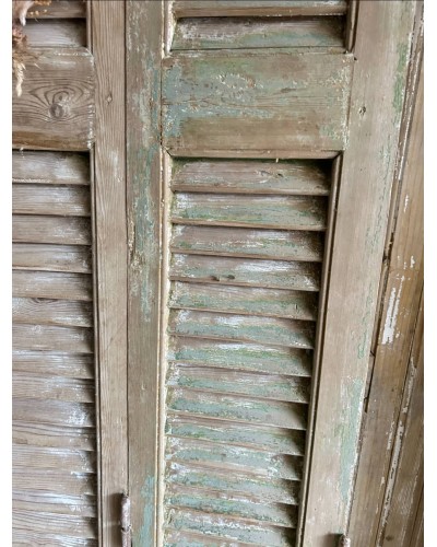 Paire de volets anciens de château