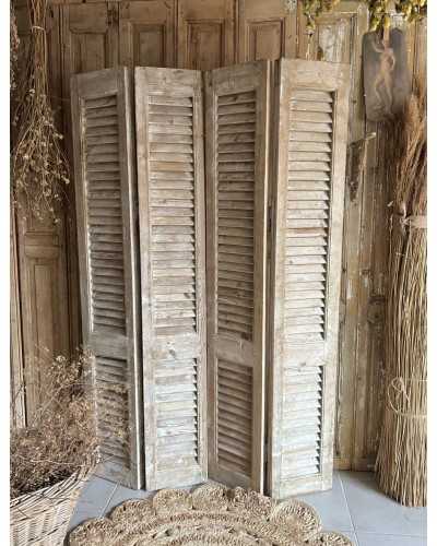 Paire de volets anciens de château