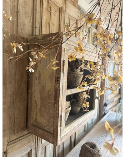 Ancienne armoirette murale patinée