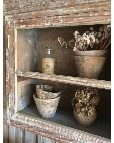 Ancienne armoirette murale patinée