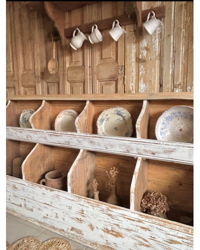 Ancien meuble grainetier, meuble à casiers vintage