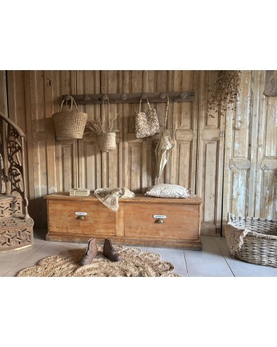 Meuble banquette à tiroirs