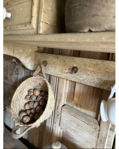 Archelle ancienne à tiroirs & patère