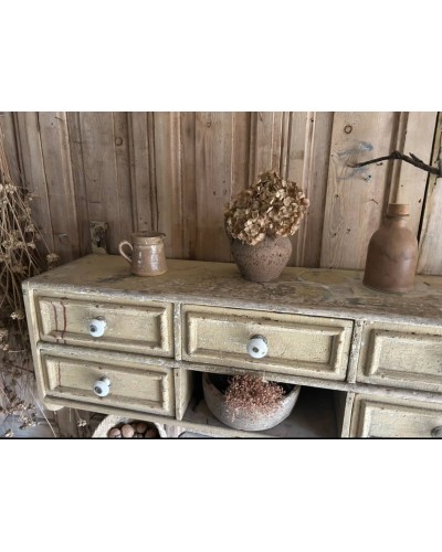 Archelle ancienne à tiroirs & patère