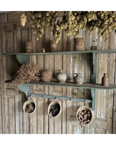 Ancienne double étagère en bois