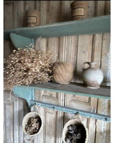 Ancienne double étagère en bois