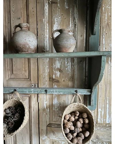 Ancienne double étagère en bois