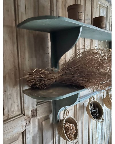 Ancienne double étagère en bois