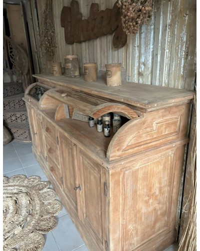 Ancien meuble de commerce à clapets