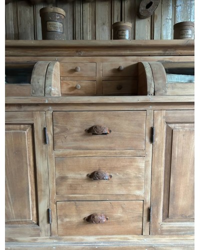 Ancien meuble de commerce à clapets