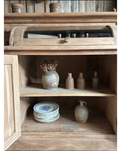 Ancien meuble de commerce à clapets